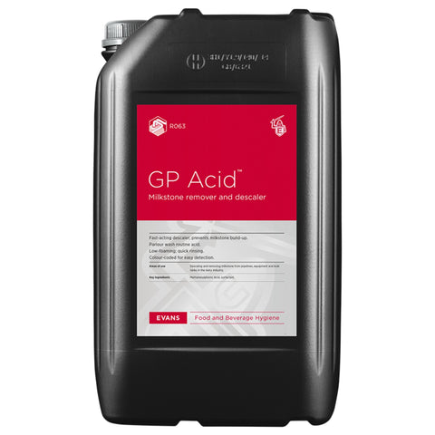 GP Acid Milkstone Remover and Descaler | 25L