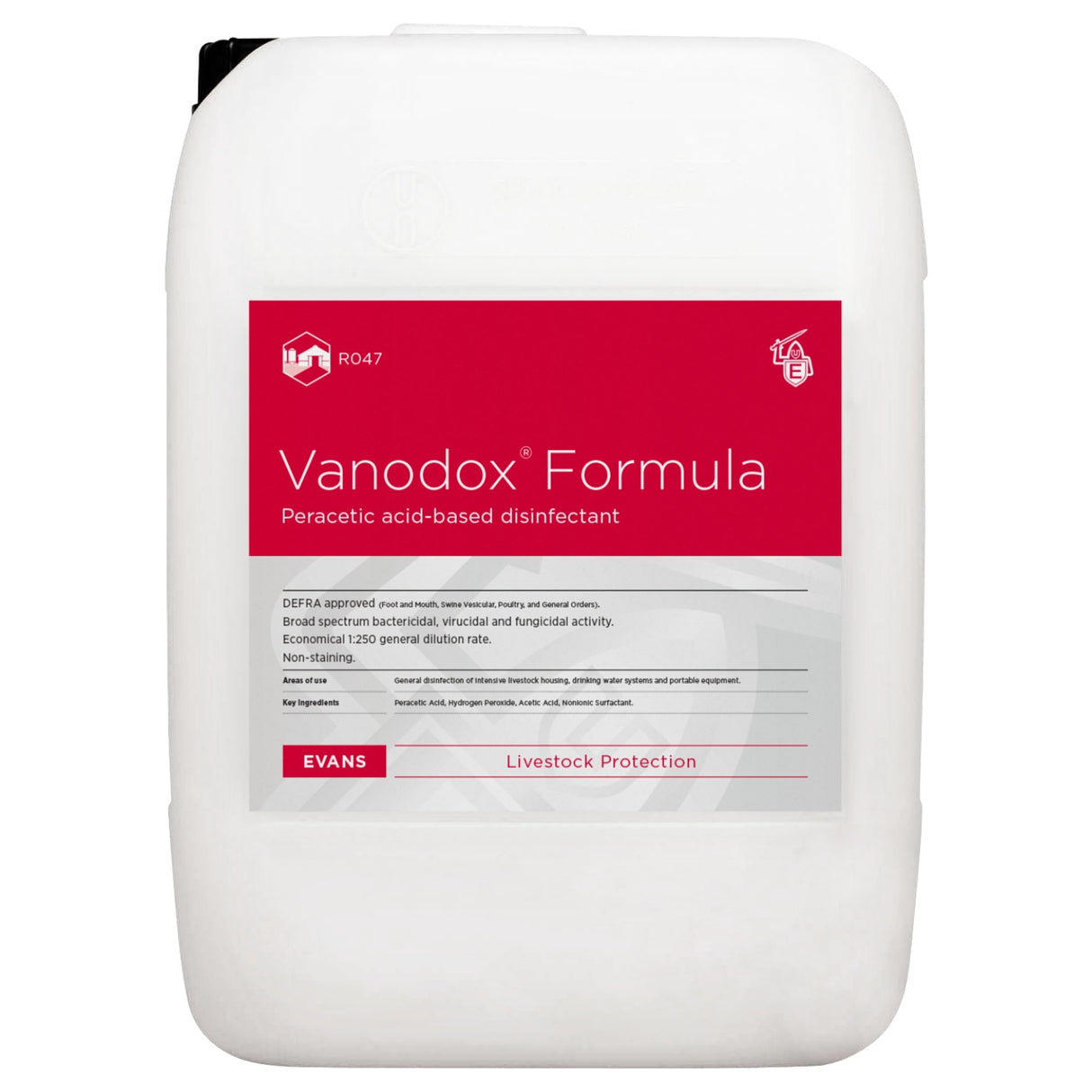 Vanodox® Formula Peracetic Acid-Based Disinfectant | 20L