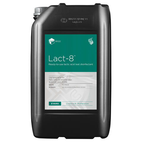 Lact-8™ Ready-to-use Lactic Acid Teat Disinfectant | 200L