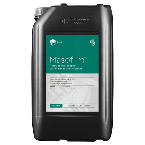 Masofilm™ Ready-To-Use Liquid Iodophor-Based Teat Disinfectant | 25L