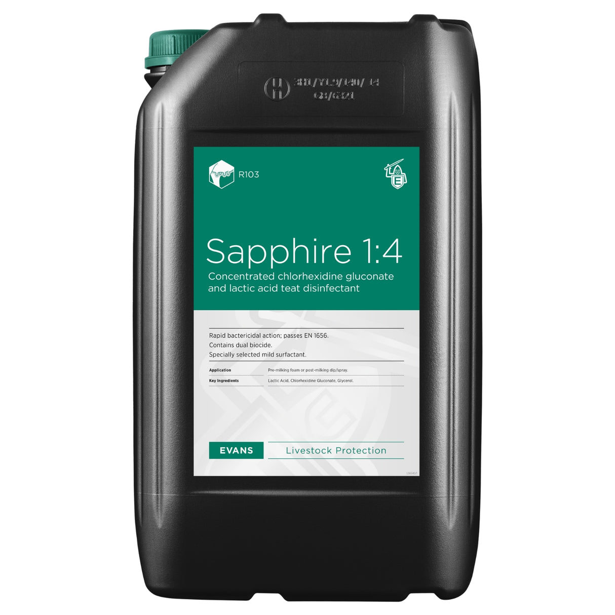 Sapphire 1:4 Teat Disinfectant | 20L