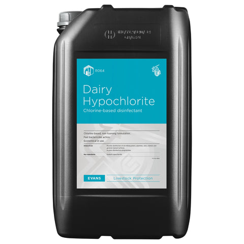 Dairy Hypochlorite Chlorine-based Disinfectant | 25L & 200L