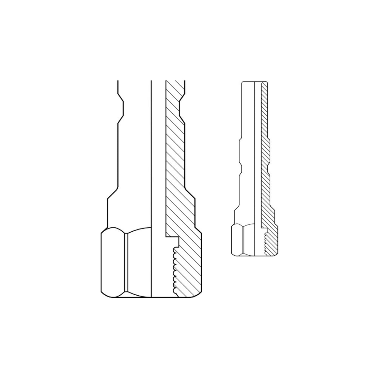 Alto KEW Spigot Plug 1/4" Female