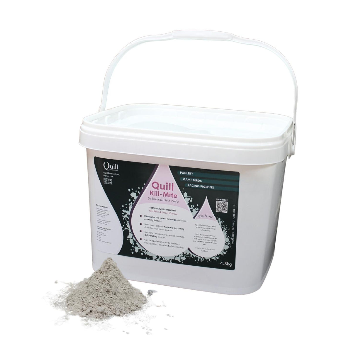 Quill Kill-Mite Powder 4.5kg (Diatomaceous Earth)