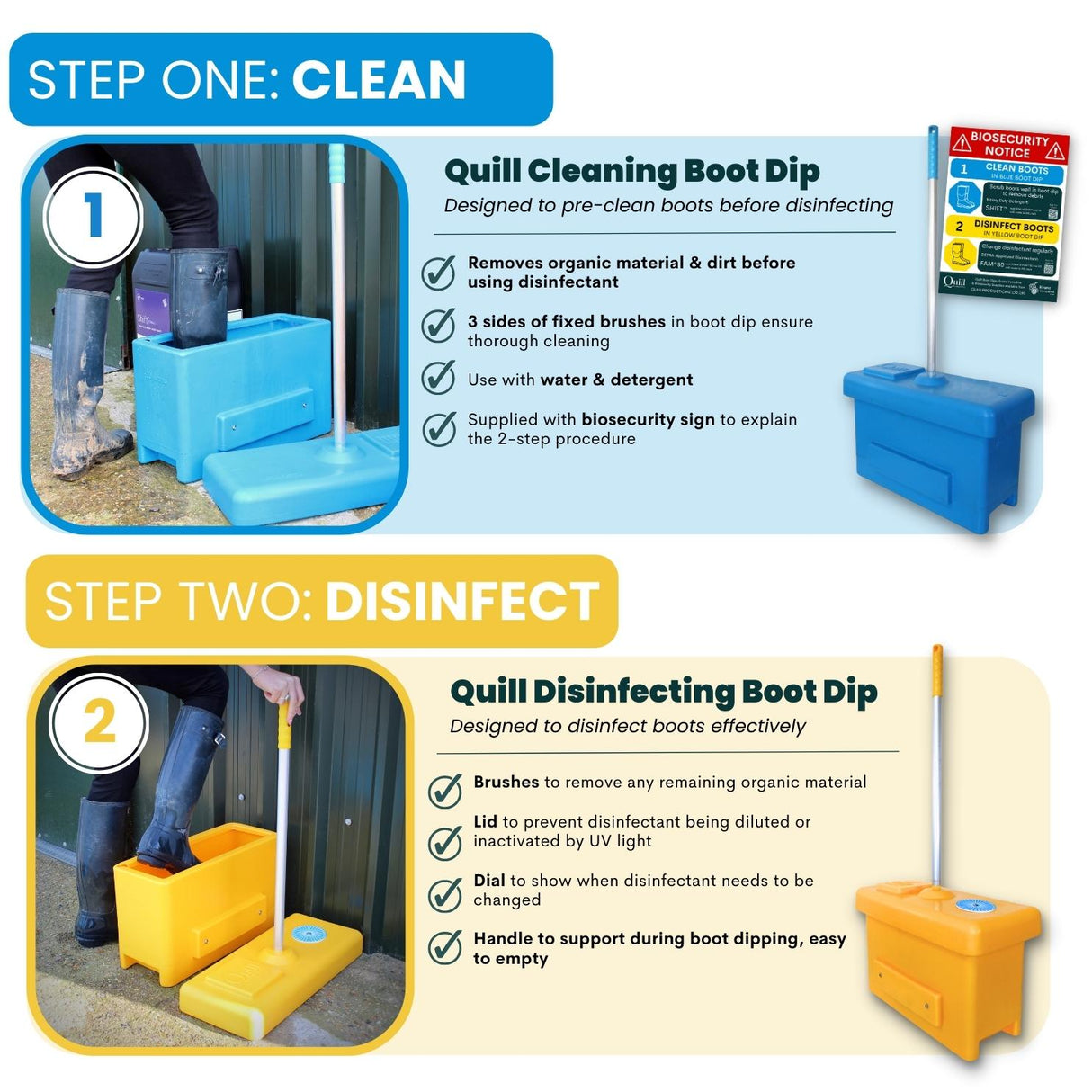 Quill Disinfecting Boot Dip